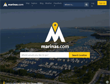 Tablet Screenshot of marinas.com